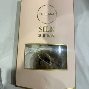 Bellami Silk Seam Hair Extensions in Caramel Blonde Marble Blend